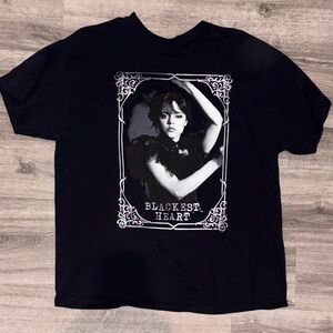 Wednesday 'Blackest Heart' Graphic Tee